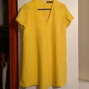 Zara Shift Short-Sleeved Dress ☀️